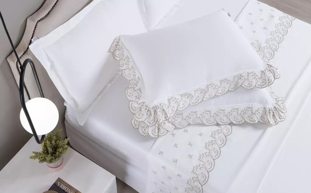 JOGO DE CAMA KING ANDORRA 4 PEÇAS - 400 FIOS ACETINADOS foto adicional 4