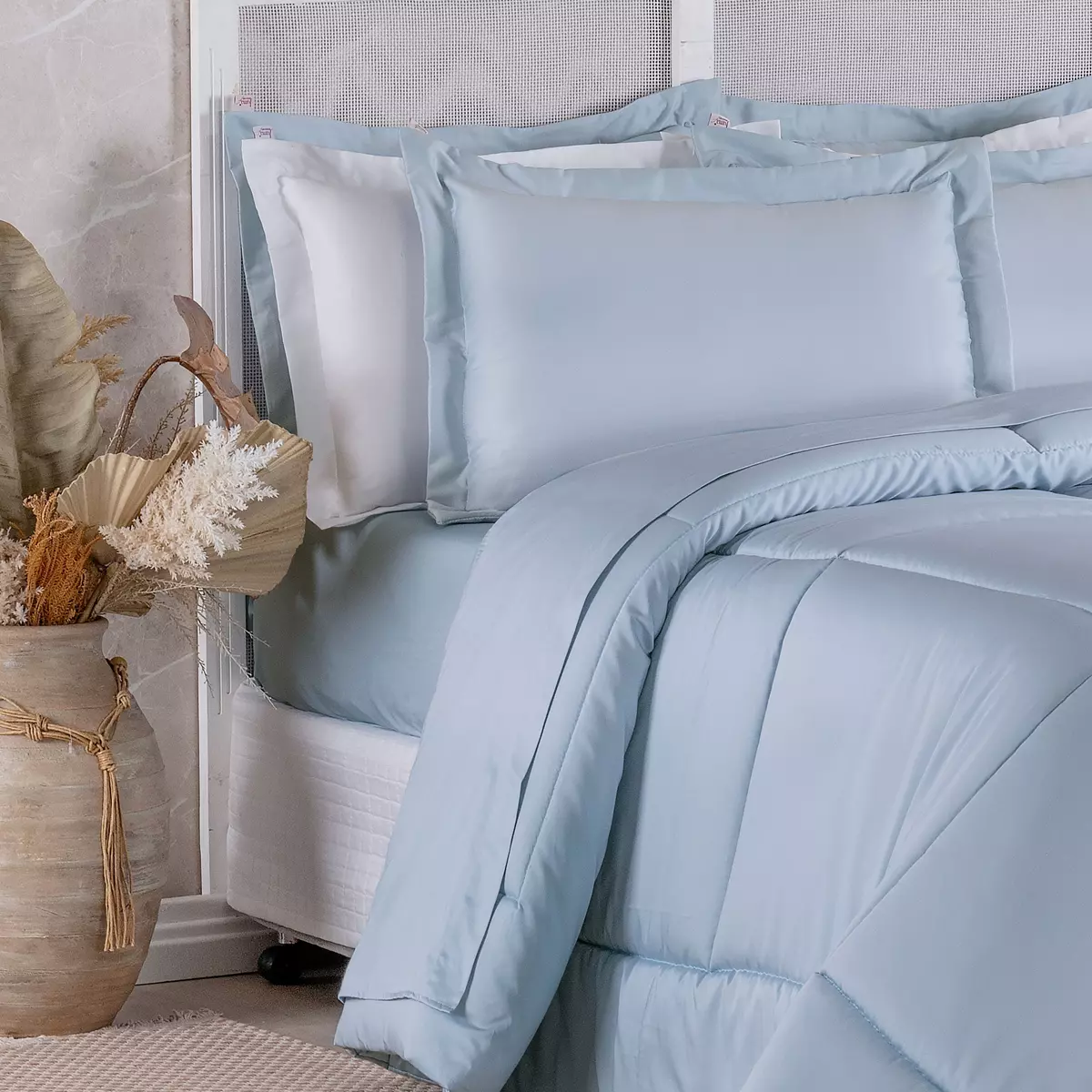 JOGO DE CAMA KING CLASS 4 PEÇAS - 400 FIOS ACETINADOS foto adicional 4