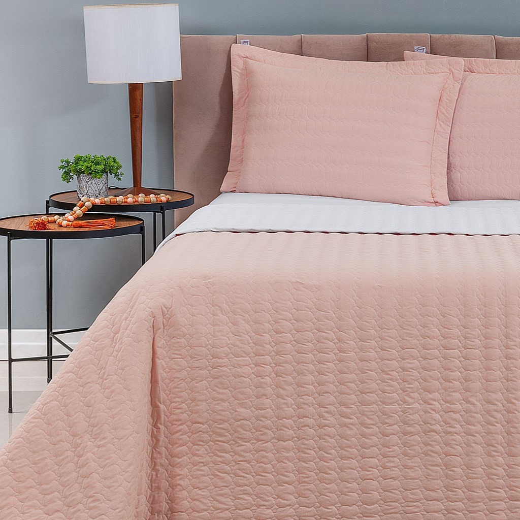 COBRE LEITO DUPLA FACE KING CASUAL 03 PEÇAS - 230 FIOS - medida para Super King foto adicional 1