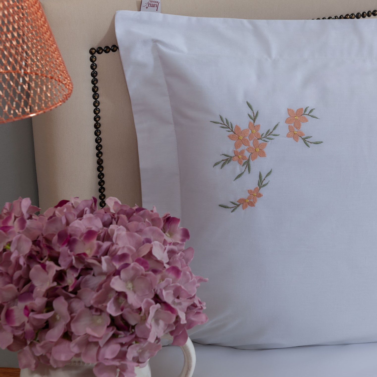 JOGO DE CAMA SOLTEIRO BEM - ME - QUER 3 PEÇAS - BORDADO - PERCAL 230 FIOS  PURO ALGODÃO foto adicional 2