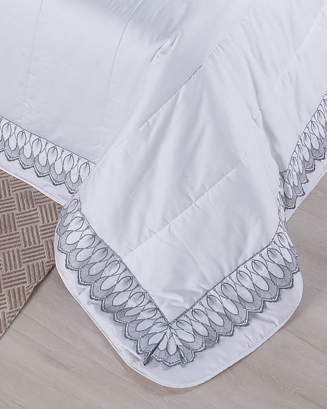 COBRE LEITO QUEEN ROYALE 3 PEÇAS - 400 FIOS -  ALGODÃO foto adicional 6