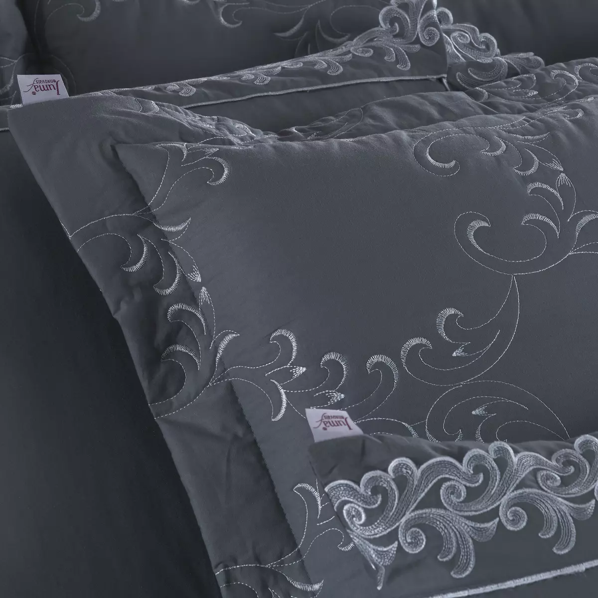 COBRE LEITO QUEEN BORDADO SELECT  3 PEÇAS - 250 FIOS foto adicional 9