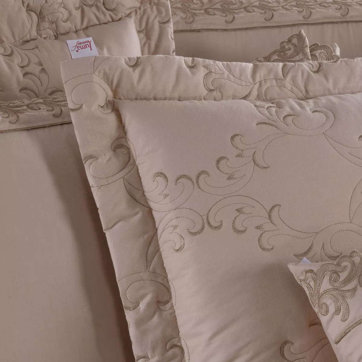 COBRE LEITO QUEEN BORDADO SELECT  3 PEÇAS - 250 FIOS foto adicional 10