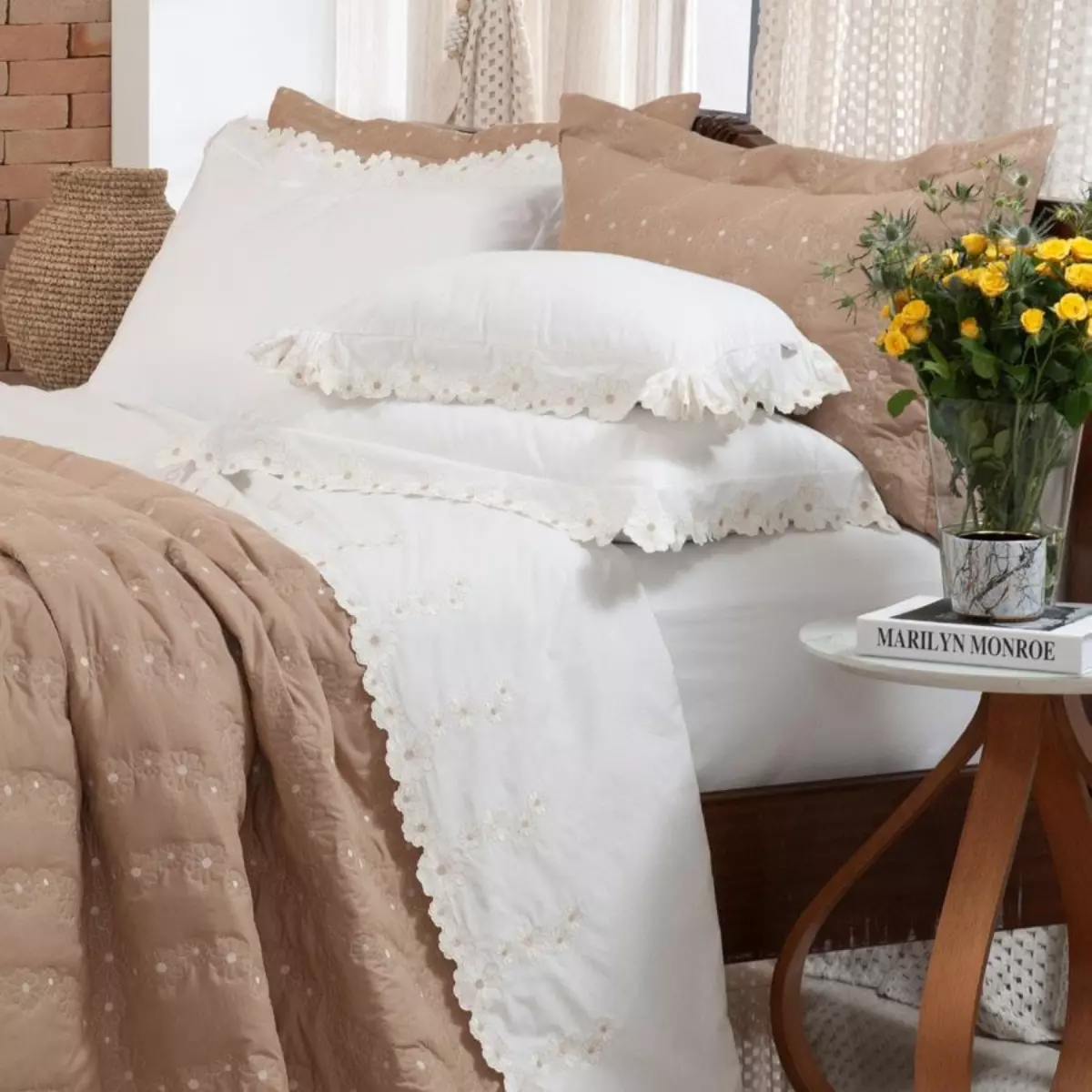 JOGO DE CAMA CASAL NUANCE 04 PEÇAS - PERCAL 250 FIOS foto adicional 2