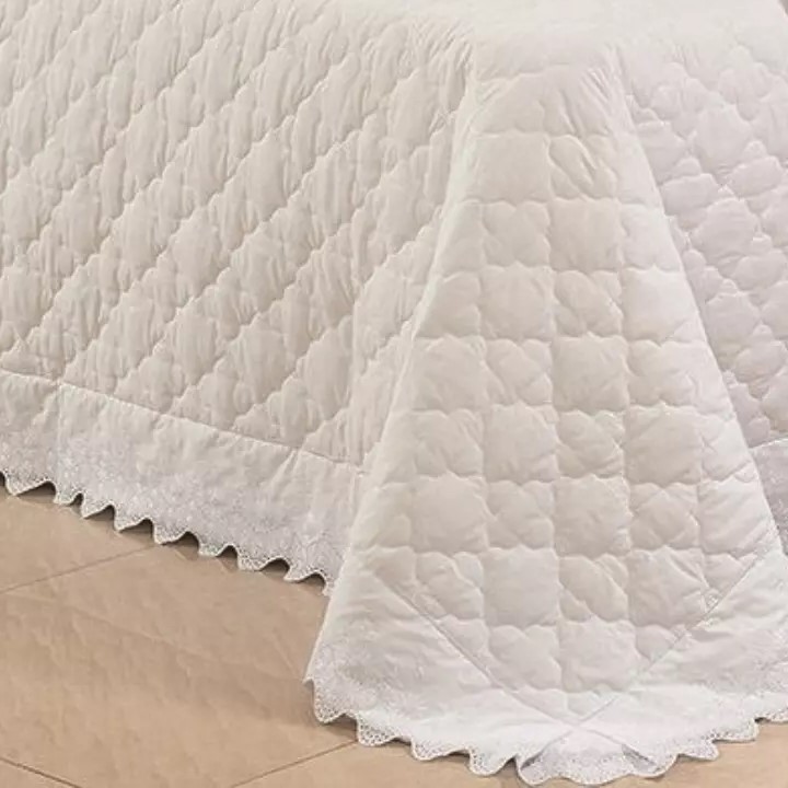 COBRE LEITO BORDADO QUEEN ELEGANZA 3 PEÇAS foto adicional 3