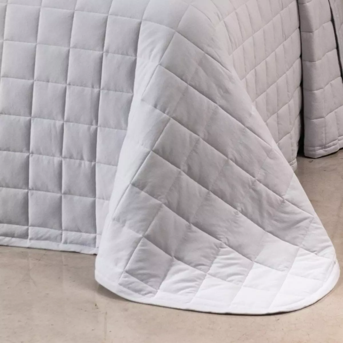 COBRE LEITO KING ACLARAR 3PEÇAS - FIO EGÍPCIO - MALHA foto adicional 1