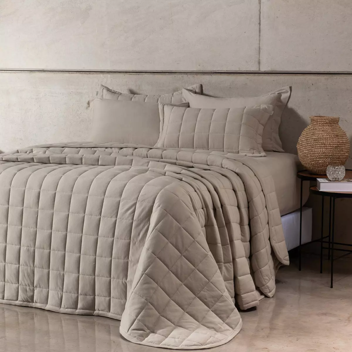 COBRE LEITO SUPER KING ACLARAR 3 PEÇAS - FIO EGÍPCIO - MALHA