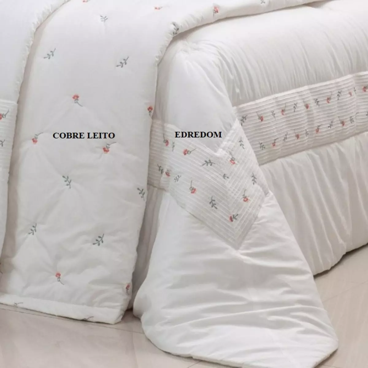 KIT EDREDOM BORDADO KING ESPLENDORE 3 PEÇAS foto adicional 3