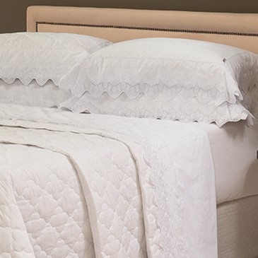 JOGO DE CAMA BORDADO KING ELEGANZA  4 PEÇAS