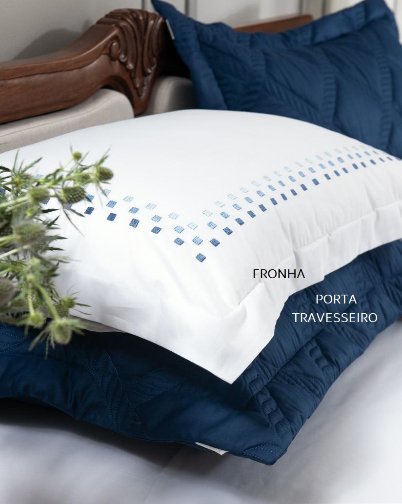 COBRE LEITO QUEEN LUMI 3 PEÇAS -  - BORDADO - MATELASSADO foto adicional 4