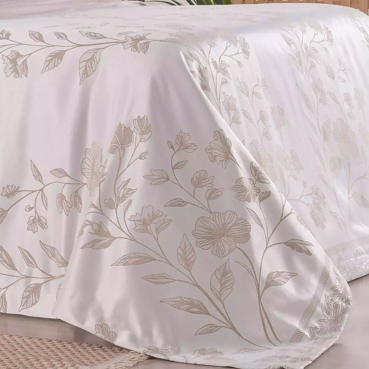 COBRE LEITO KING NATURALLE DUPLA FACE 3 PEÇAS  foto adicional 3