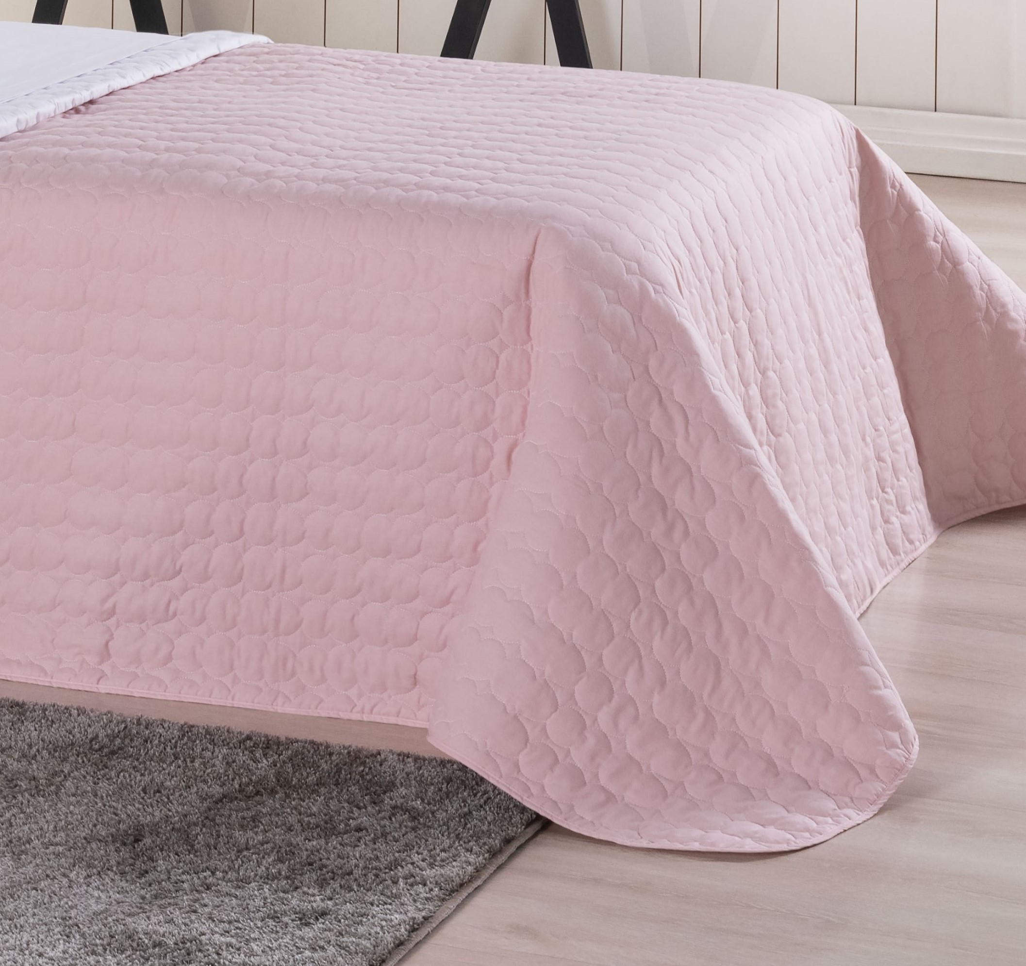 COBRE LEITO SOLTEIRO KING CASUAL 230 FIOS - PURO ALGODÃO- DUPLA FACE MATELASSADO foto adicional 7