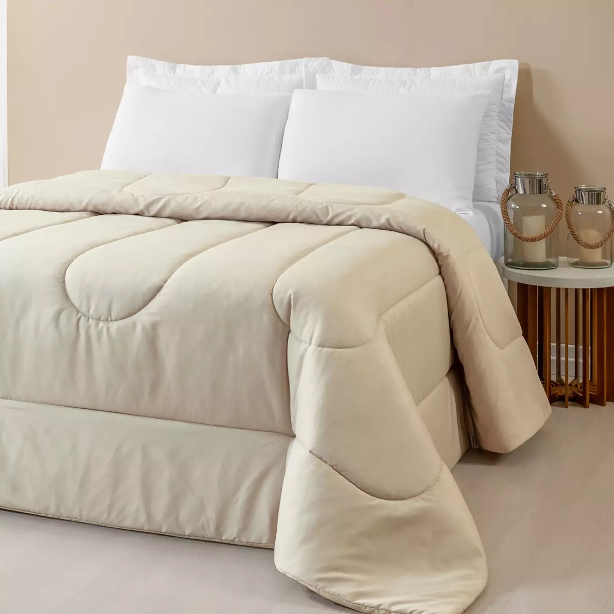 EDREDOM AVULSO CASAL CRIARTE  DUPLA FACE 200 FIOS HIPERCAL  foto adicional 1