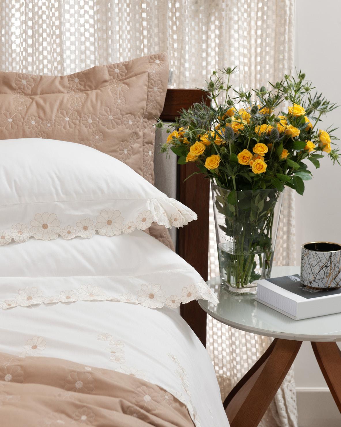 JOGO DE CAMA KING NUANCE 04 PEÇAS - PERCAL 250 FIOS