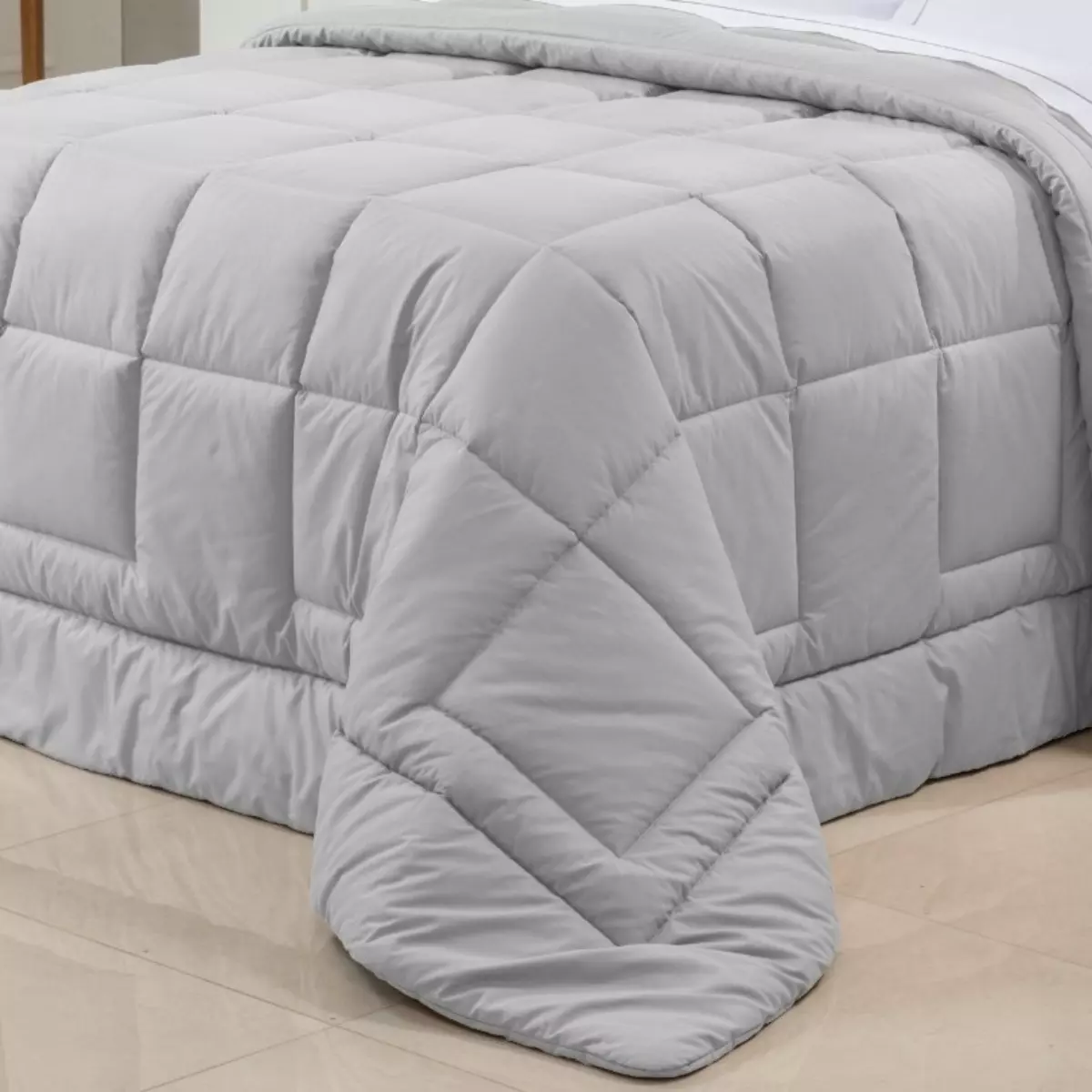 EDREDOM KING PRÁTIC 1 PEÇA  -  DUPLA FACE - 250 FIOS - ALGODÃO foto adicional 3