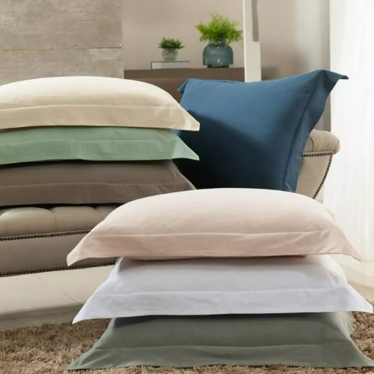 KIT EDREDOM QUEEN MALHA NATURA 01 PEÇA - DUPLA FACE - 8 CORES  foto adicional 1