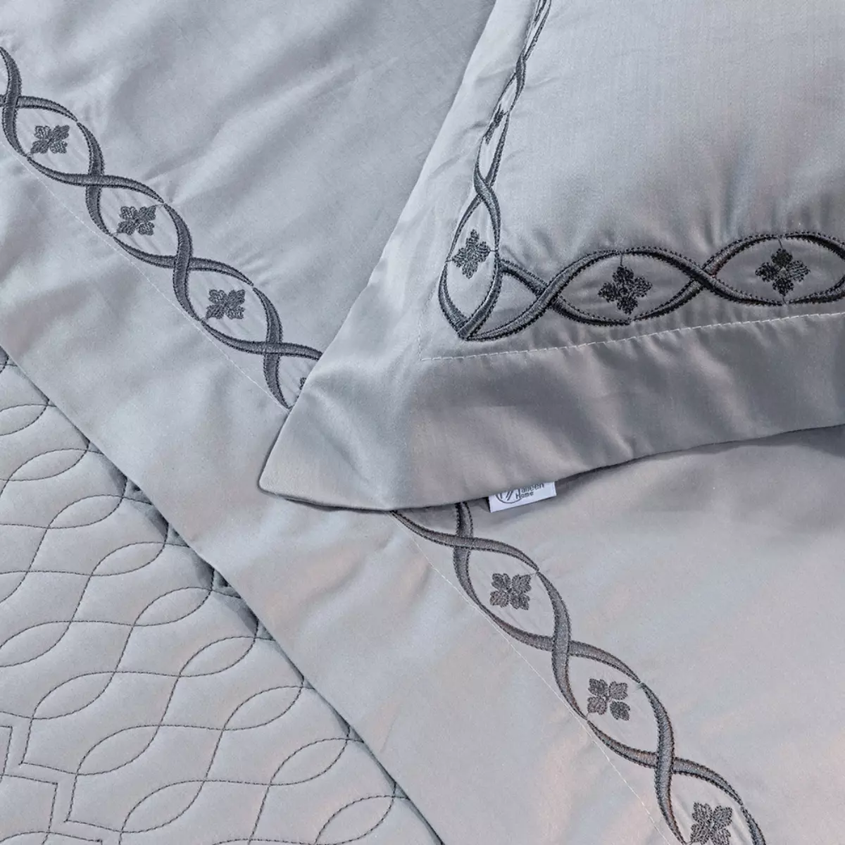 JOGO DE CAMA QUEEN AYLA BORDADO 4 PECAS - 400 FIOS EGIPCIOS foto adicional 3