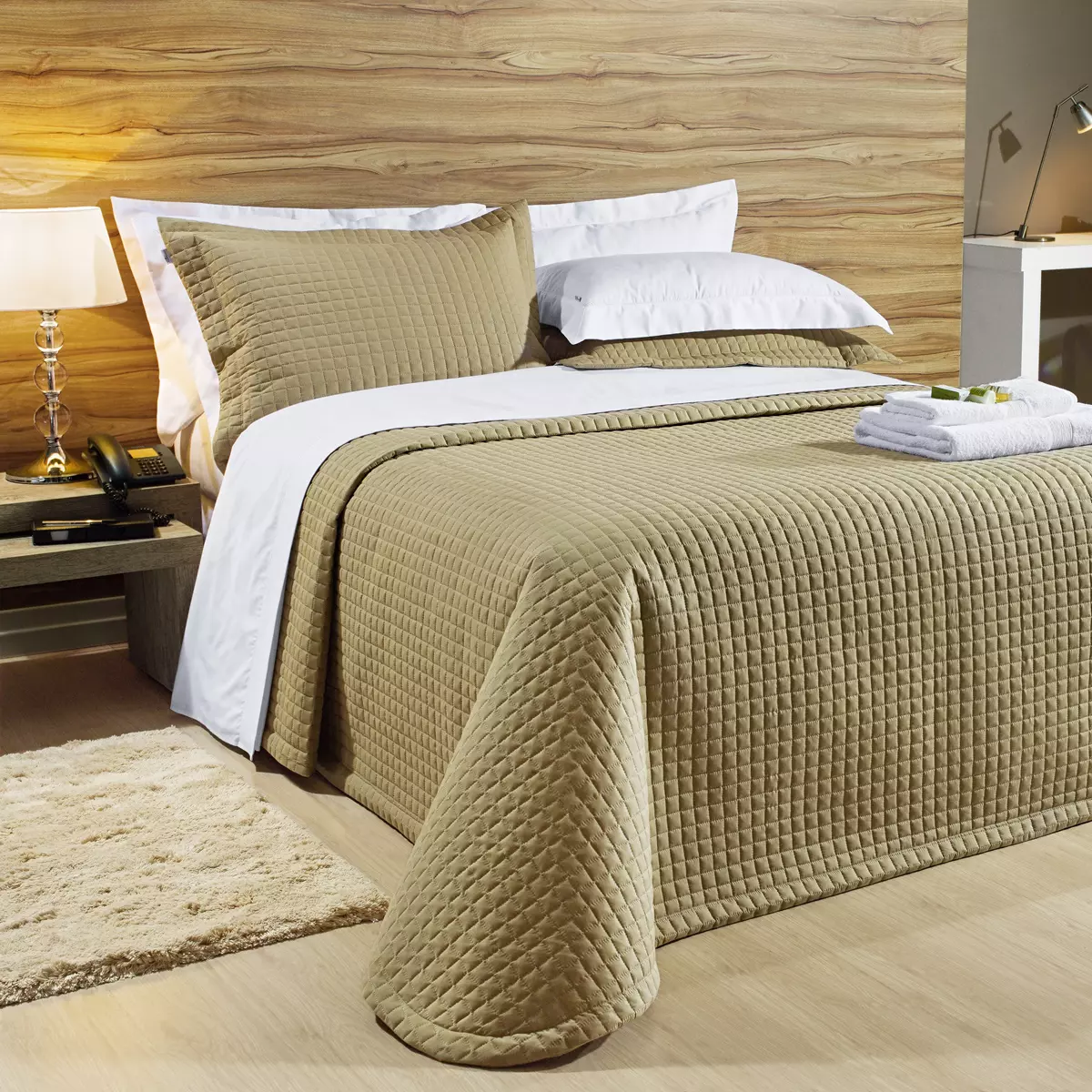 COBRE LEITO QUEEN PRÁTIC 3 PECAS-  DUPLA FACE - 250 FIOS -ALGODÃO