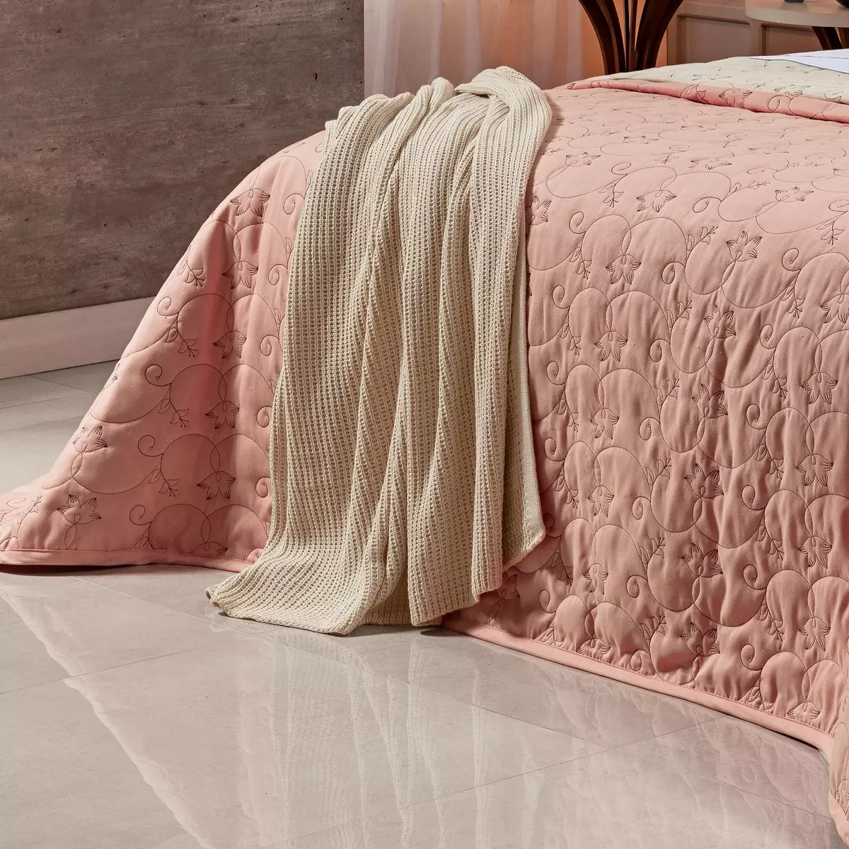 COBRE LEITO QUEEN BOUTI 400 FIOS MICRO PERCAL - 3 PEÇAS foto adicional 3