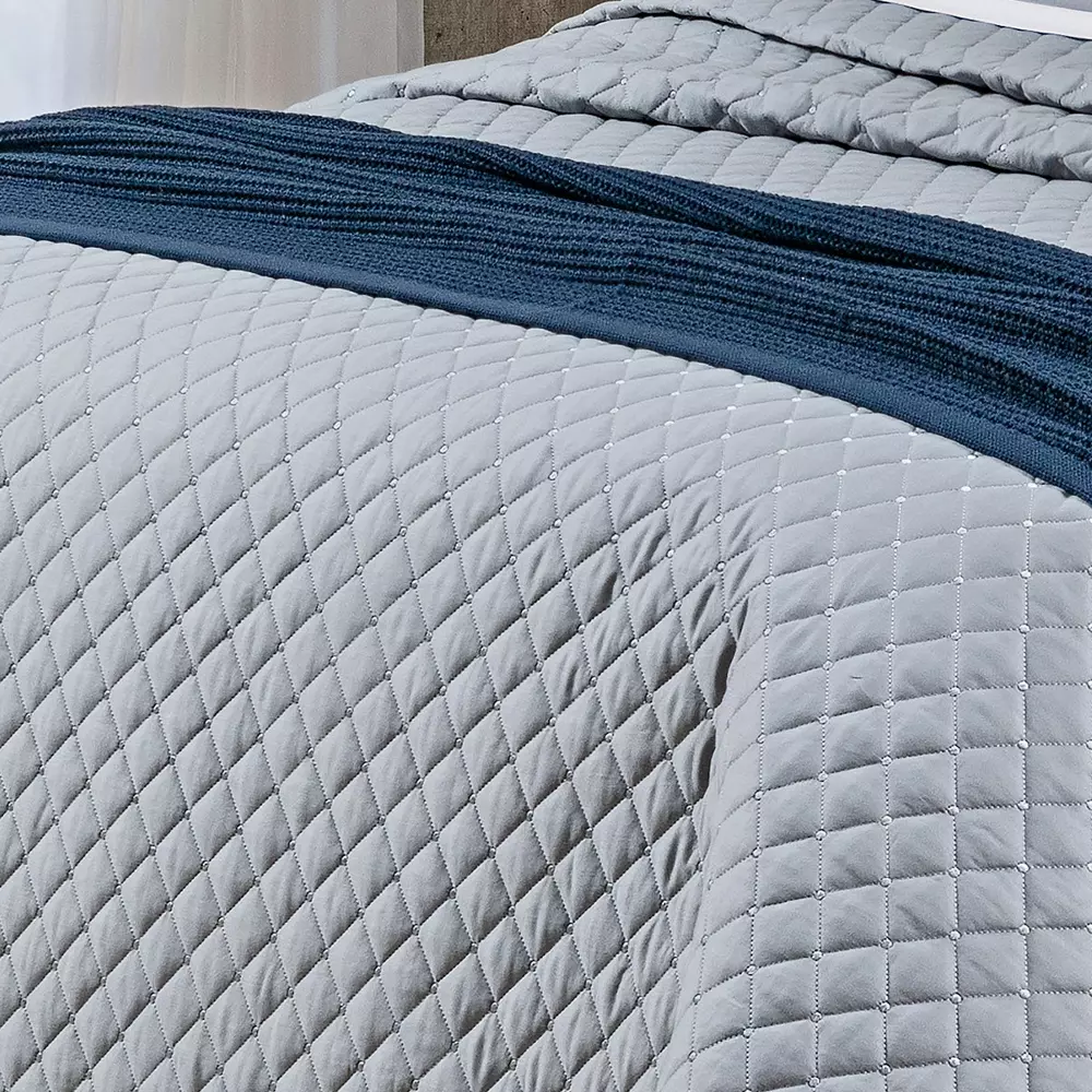 COBRE LEITO QUEEN MILAN  3 PEÇAS - 400 FIOS EGÍPCIO foto adicional 1