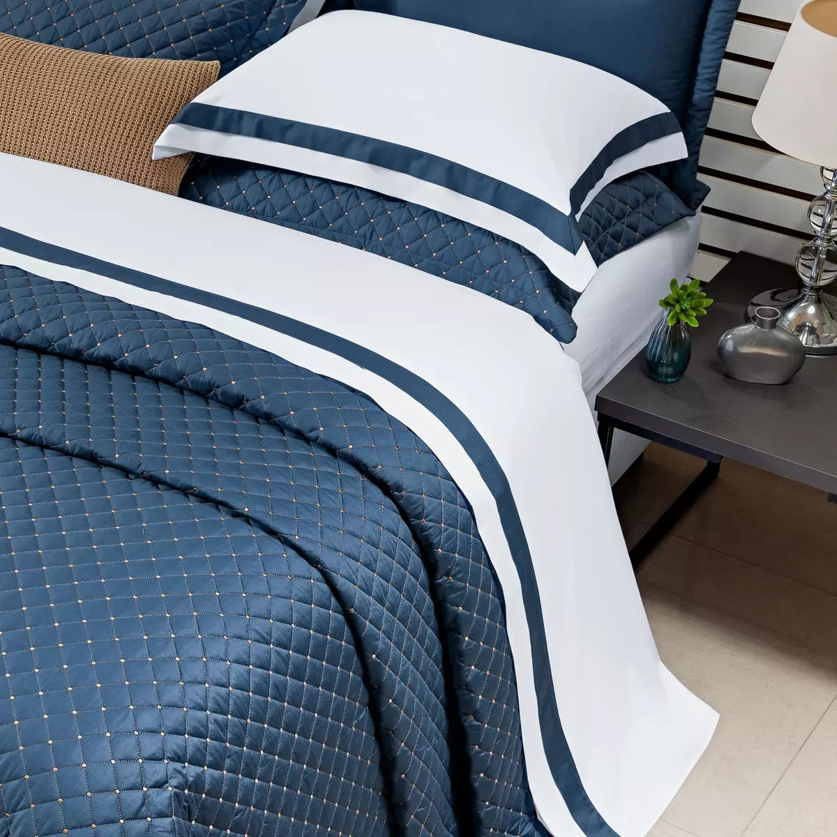 JOGO DE CAMA KING MILAN 04 PEÇAS - 400 FIOS EGÍPCIOS  foto adicional 3