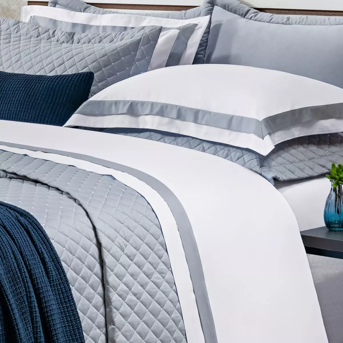 JOGO DE CAMA QUEEN MILAN 04 PEÇAS - 400 FIOS EGIPCIOS 