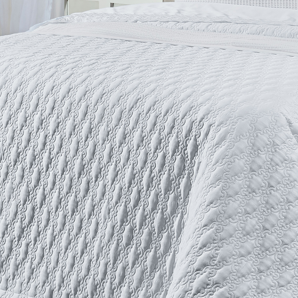 COBRE LEITO KING GENEBRA 3 PEÇAS - 400 FIOS EGIPCIOS foto adicional 4