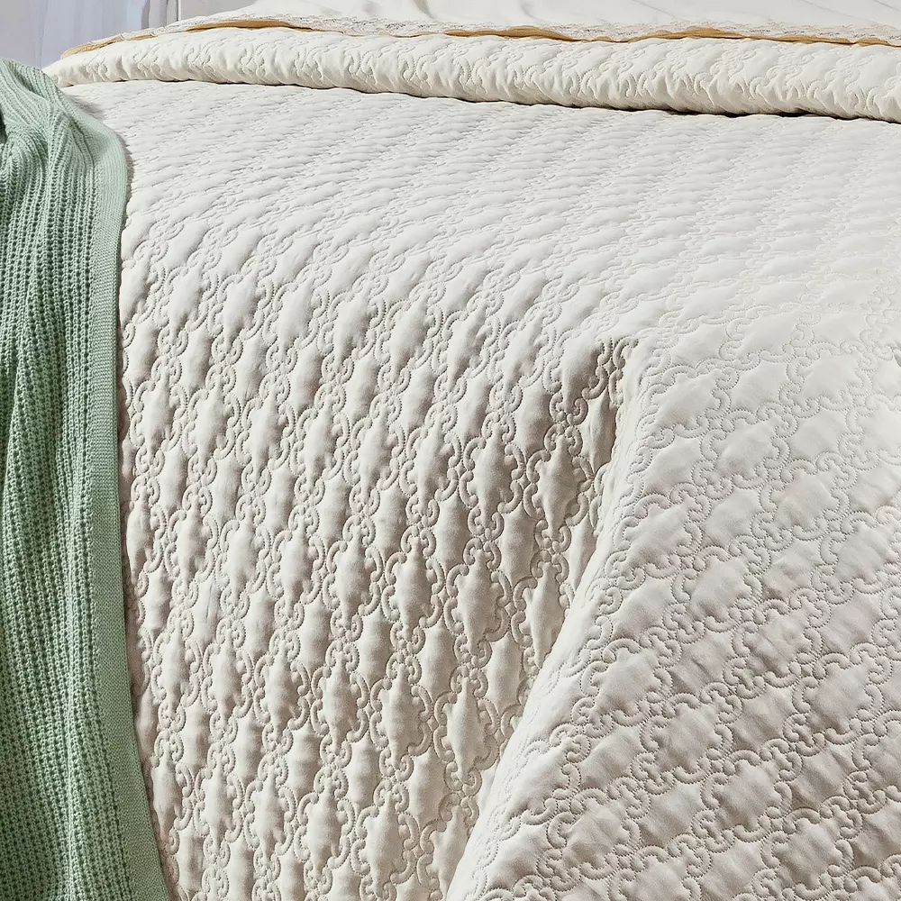 COBRE LEITO QUEEN GENEBRA 3 PEÇAS - 400 FIOS EGÍPCIOS foto adicional 4