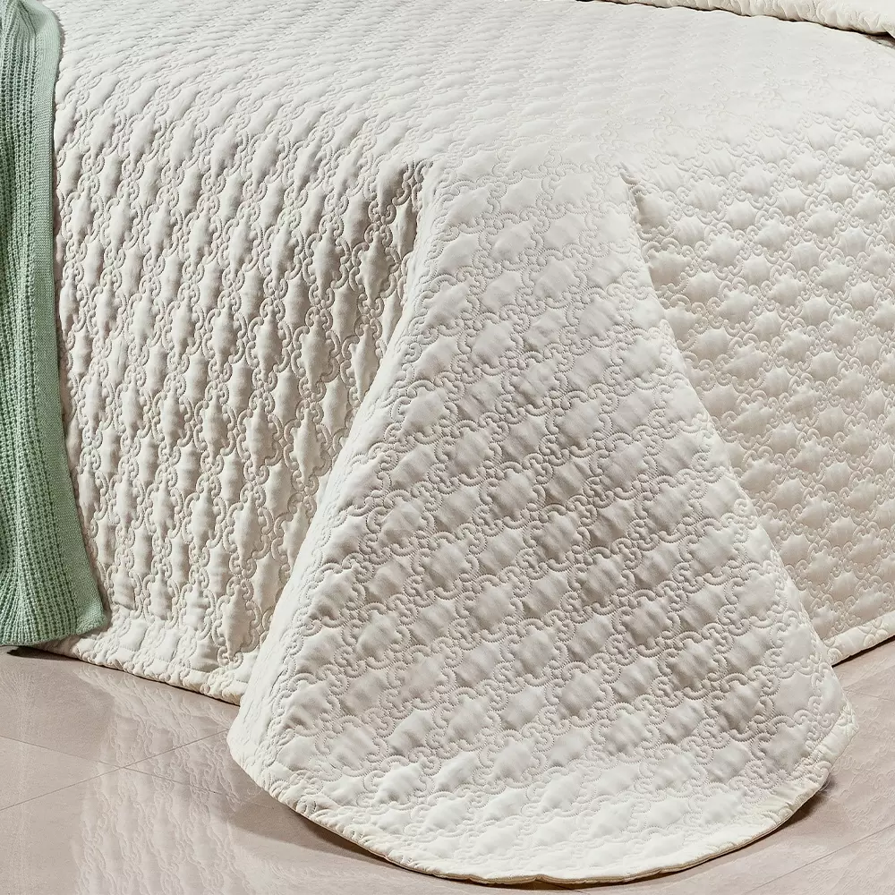 COBRE LEITO SUPER KING GENEBRA 3 PEÇAS - 400 FIOS EGIPCIOS foto adicional 2