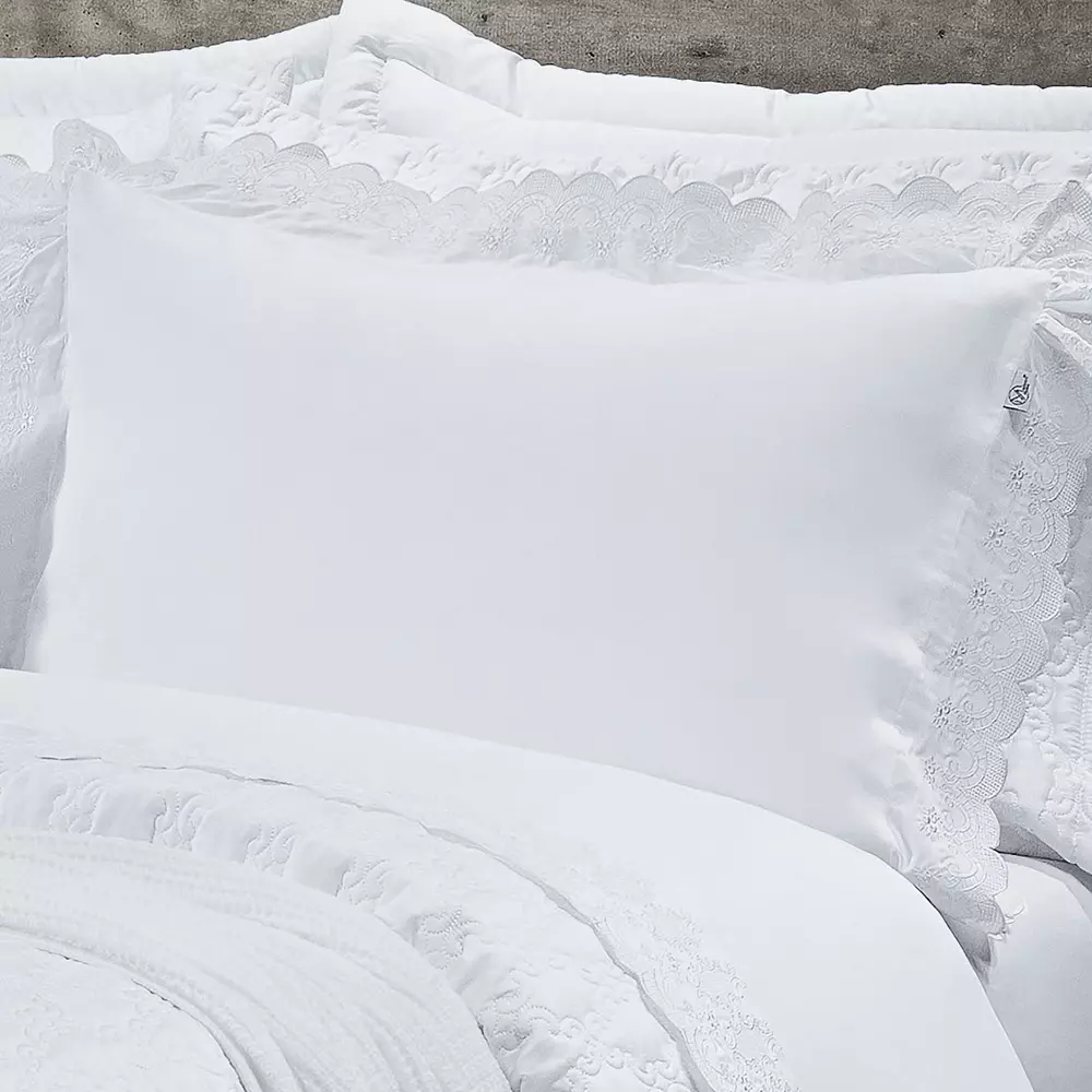 JOGO DE CAMA CASAL GENEBRA 04 PEÇAS - 400 FIOS EGIPCIOS foto adicional 5