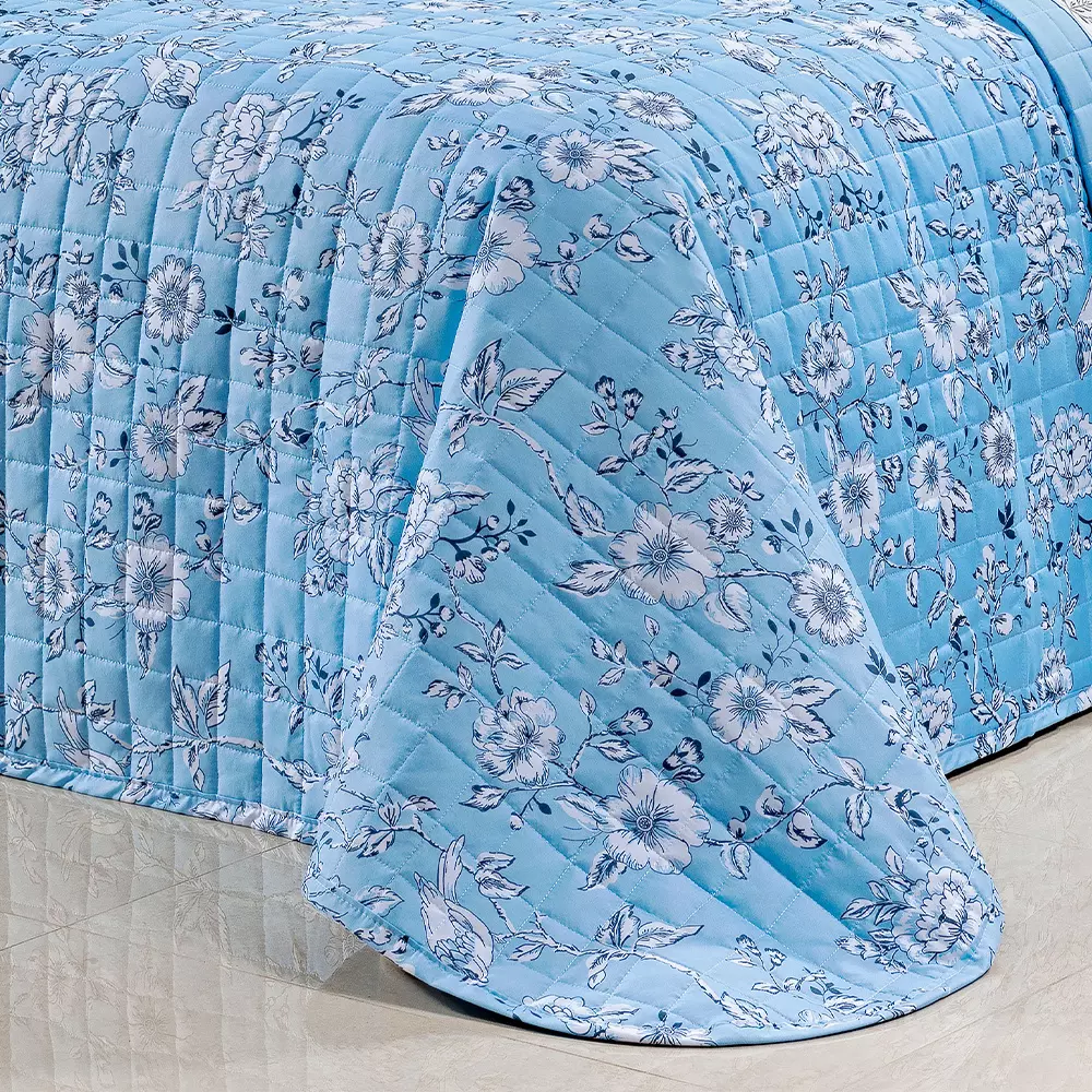 COBRE LEITO QUEEN MARBLE 200 FIOS MICRO PERCAL-TOQUE DE SEDA -3 PECAS foto adicional 4