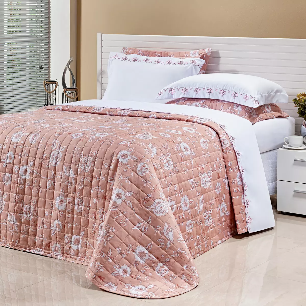 COBRE LEITO SUPER KING MARBLE 200 FIOS MICRO PERCAL PELETIZADO 3 PEÇAS foto adicional 2