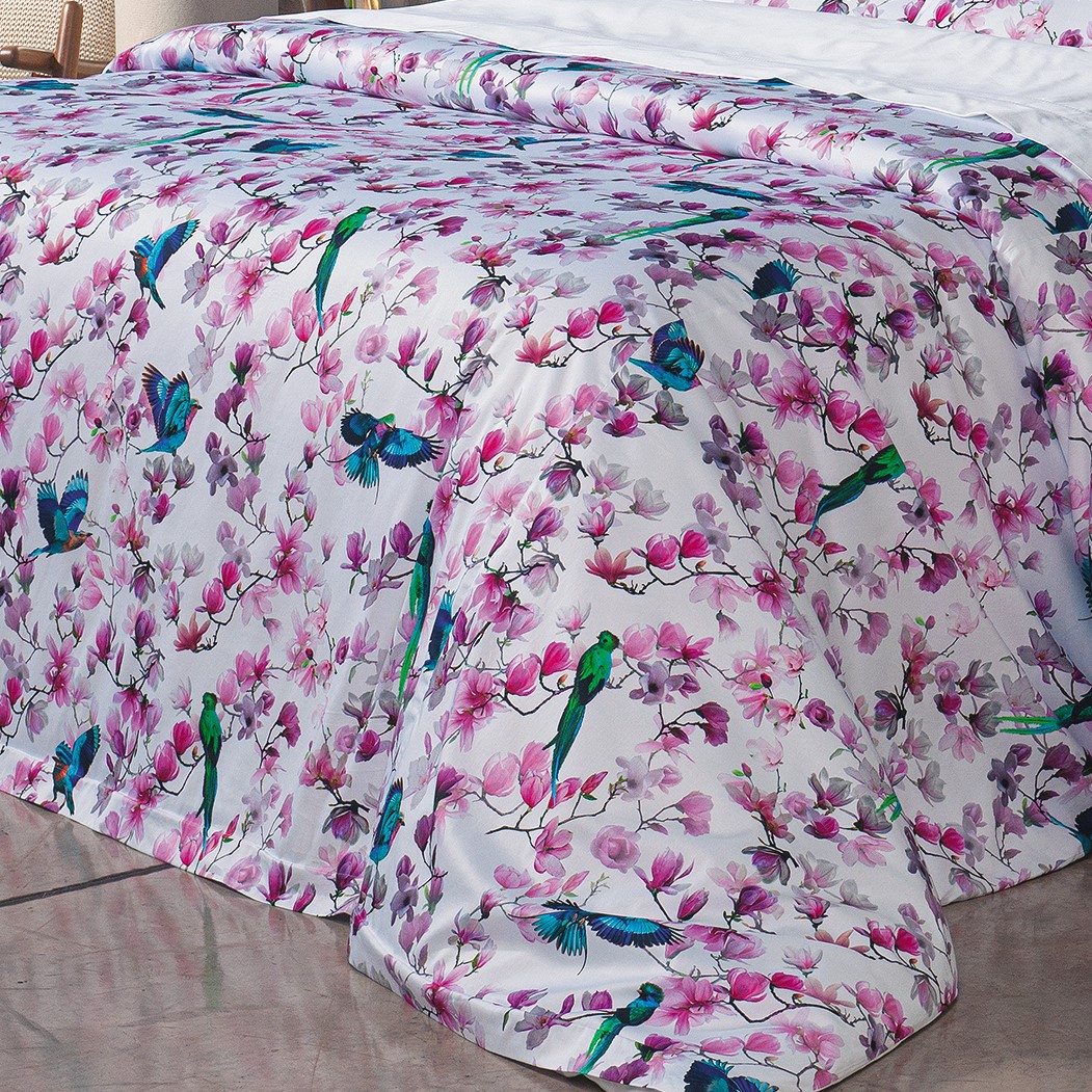 EDREDOM KING DUPLA FACE DOLCE VITTA ESTAMPADO 3 PEÇAS foto adicional 1