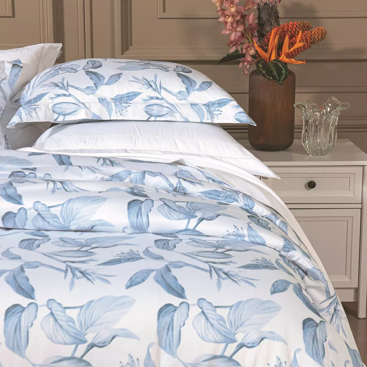 KIT DUVET SUPER KING  ESTAMPADO DOLCE VITTA 03 PEÇAS - 400 FIOS EGIPCIOS foto adicional 8